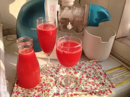 Make Cool watermelon juice step 5
