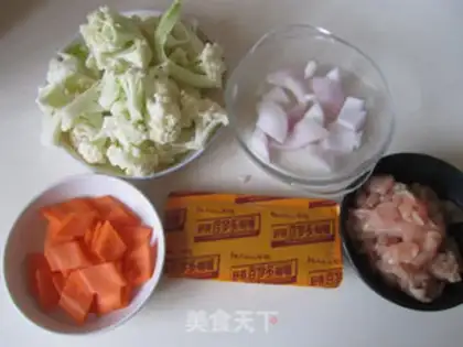 Make Curry chicken bouquets step 0