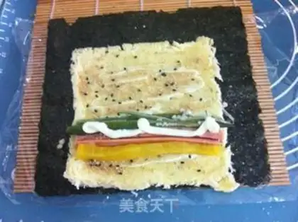 Make Toast sushi step 7