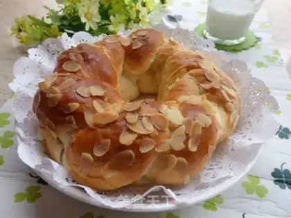 Make Milk almond bouquet bread step 14