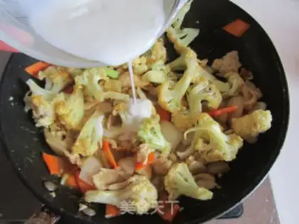 Make Curry chicken bouquets step 7