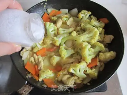Make Curry chicken bouquets step 8