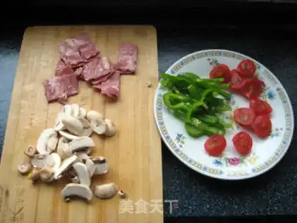 Make Pumpkin pie, bacon pizza step 1