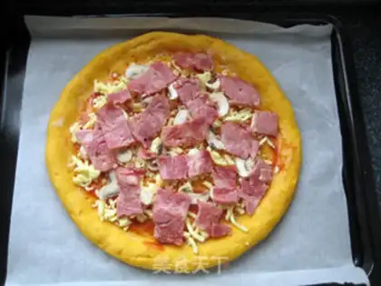 Make Pumpkin pie, bacon pizza step 5