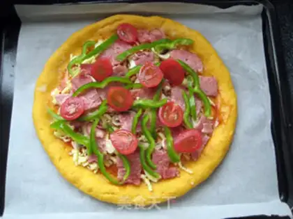 Make Pumpkin pie, bacon pizza step 6