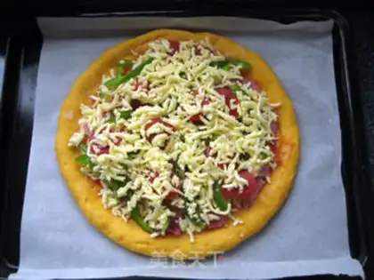 Make Pumpkin pie, bacon pizza step 7