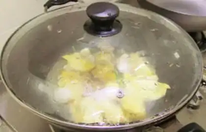 Make Seafood egg dumplings step 8