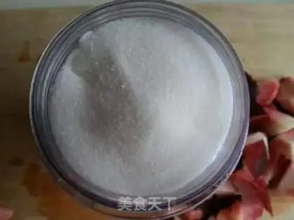 Make Peaches popsicle step 1