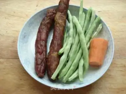 Make Weenie bean bean rice step 1