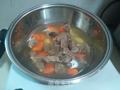 Make Carrot beef step 7