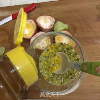 Make Bronze berries, honey water step 4