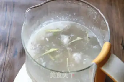 Make Dried fish congee step 7