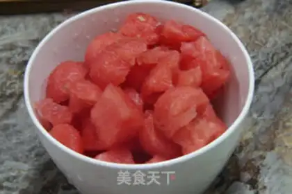 Make Ice melon juice step 0