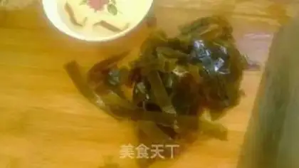 Make Sea belt green bean sugar step 3