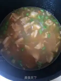 Make Five radish radish bean bean rice step 4