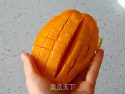 Make Mango cheese mousse step 2