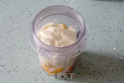 Make Mango cheese mousse step 3