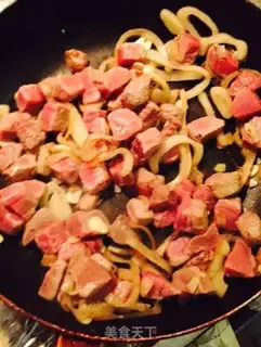 Make Curry beef mango step 6