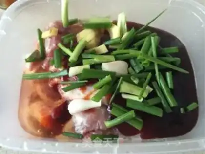 Make Honey sauce and roast meat step 2