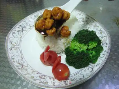 Make Lobster-covered rice step 14