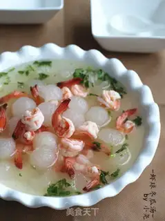 Make Shrimp ball and melon soup step 6