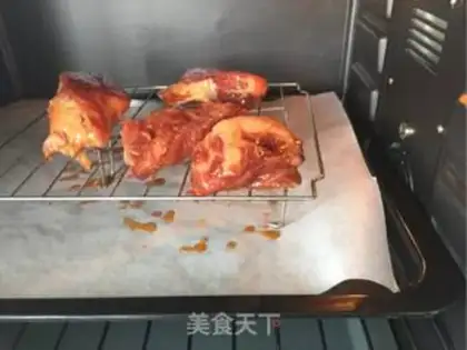 Make Honey sauce and roast meat step 8