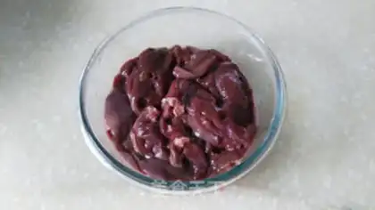 Make Paprika fried liver step 2