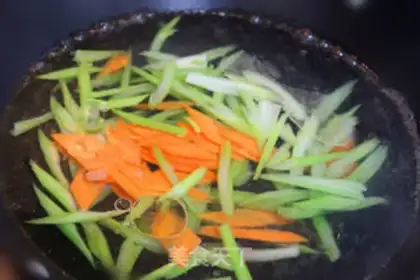 Make Celery curds step 4