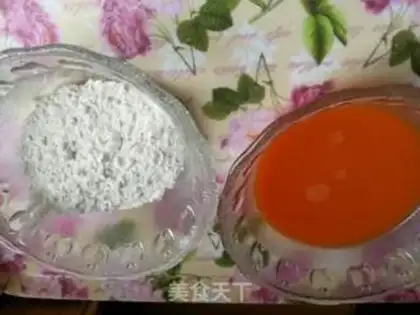 Make Homemade mustard carrot noodles step 0