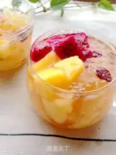 Make Peach and fruit step 3