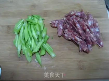 Make Sausage rice step 4