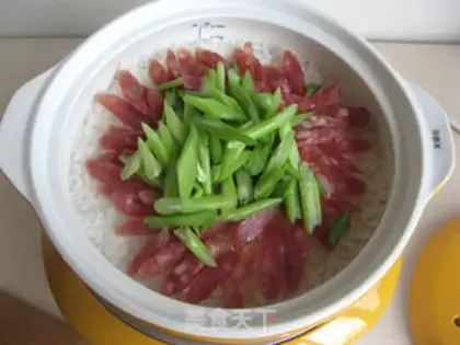 Make Sausage rice step 6