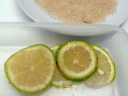 Make Freezing lemon chips step 5