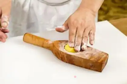 Make Pumpkin mooncake step 3