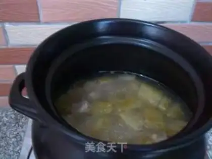 Make Suffering melon cucumber broccoli soup step 4