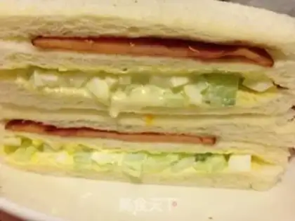 Make A sandwich and energy soup step 6