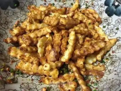 Make Spicy fries step 8
