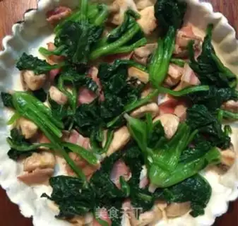 Make Spinach bacon pie step 19