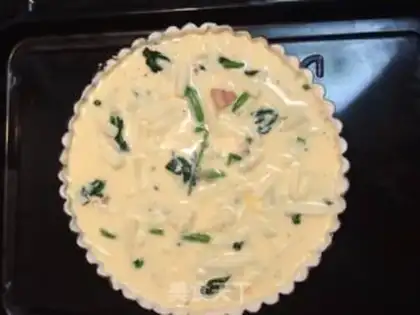 Make Spinach bacon pie step 22
