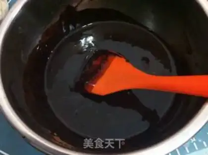 Make Blueberry chocolate cake step 3