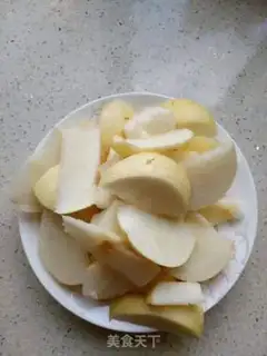 Make Pear milk ice step 2