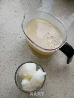 Make Pear milk ice step 4