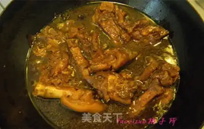 Make Soy pig hoofs step 5