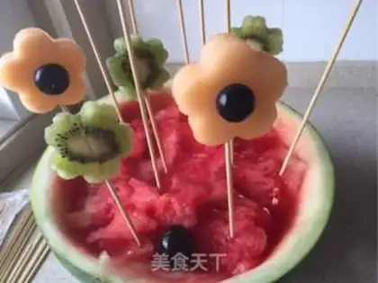 Make Watermelon platter step 10