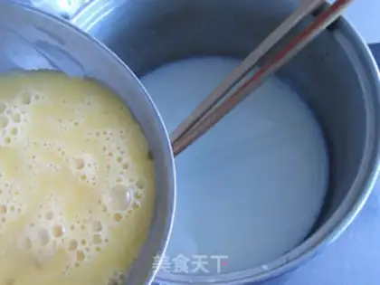 Make Milky caramel pudding step 2