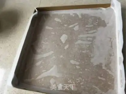 Make Zero failure cake, four rolls step 1