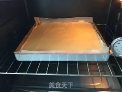 Make Zero failure cake, four rolls step 10