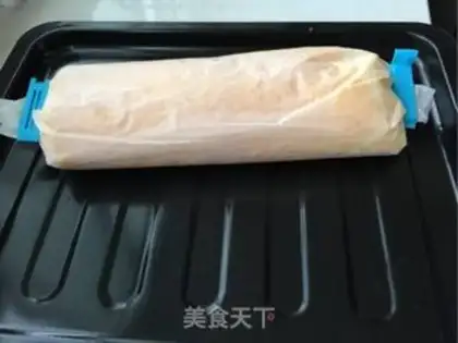 Make Zero failure cake, four rolls step 15