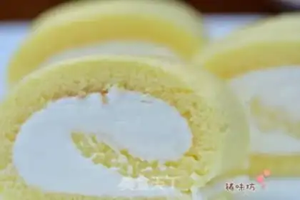Make Zero failure cake, four rolls step 16