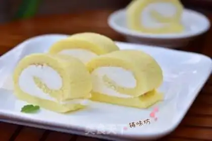 Make Zero failure cake, four rolls step 18